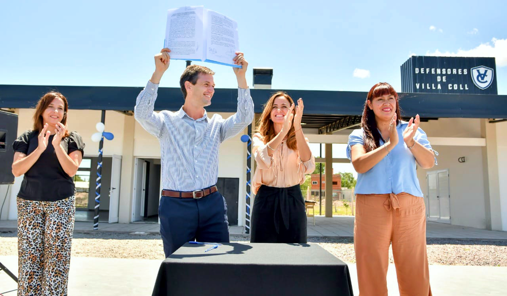 Barrios populares | Firman un importante convenio para transformar cuatro barrios de Alejandro Korn