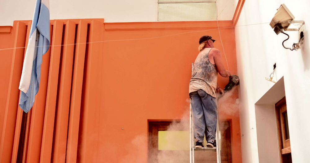 Educación | Comenzó la obra de refacción y ampliación del Jardín de Infantes 901 de San Vicente