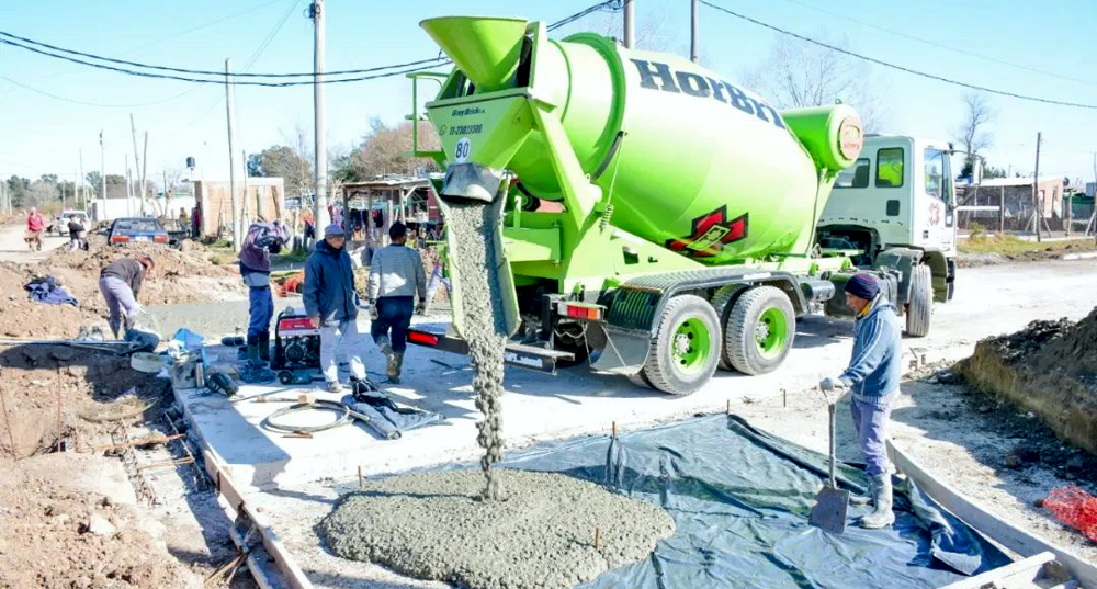 Guernica | Pavimentarán con hormigón 13 cuadras de la calle Lucio Mansilla