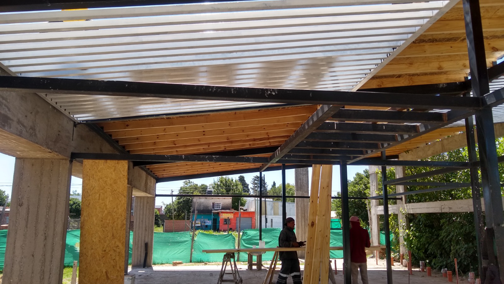 Presidente Perón | Avanza la obra del nuevo Centro de Desarrollo Infantil del barrio Los Pinos