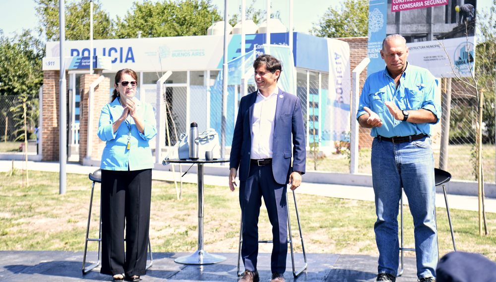 Seguridad | Kicillof, Berni y Cantero inauguraron la Comisaría Segunda de Presidente Perón