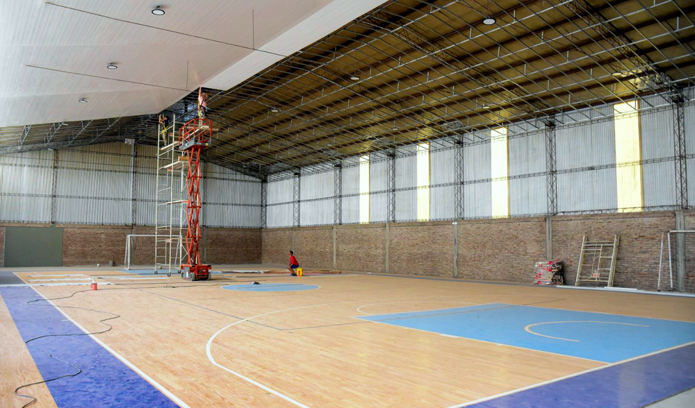 Deportes | La construcción de microestadio del Polideportivo Mugica entró en la fase final