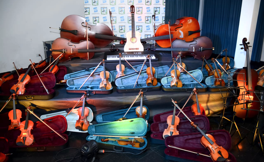 Cultura | Cantero puso en funcionamiento la primera Orquesta Infanto-Juvenil de Presidente Perón