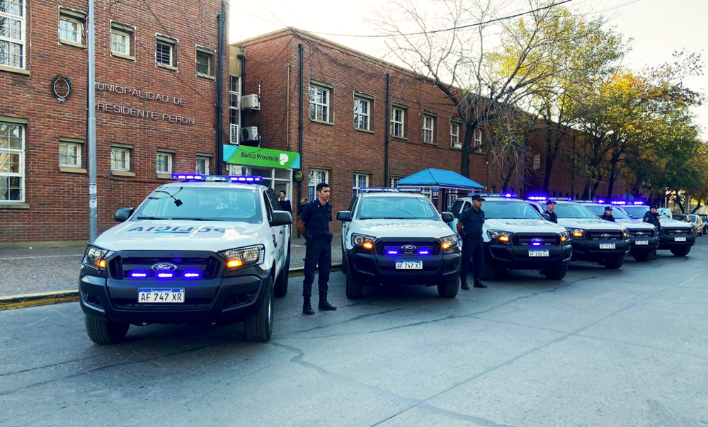 Seguridad | Blanca Cantero recibió nuevos patrulleros policiales para Presidente Perón