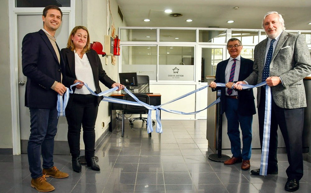 Alejandro Korn | Mantegazza y Conte-Grand pusieron en marcha la Casa de Justicia San Vicente