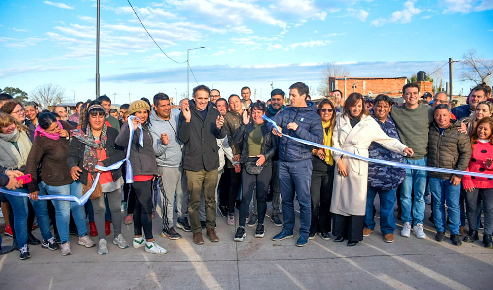 Alejandro Korn | Mantegazza y Katopodis inauguraron la megaobra de desagües pluviales y asfaltos