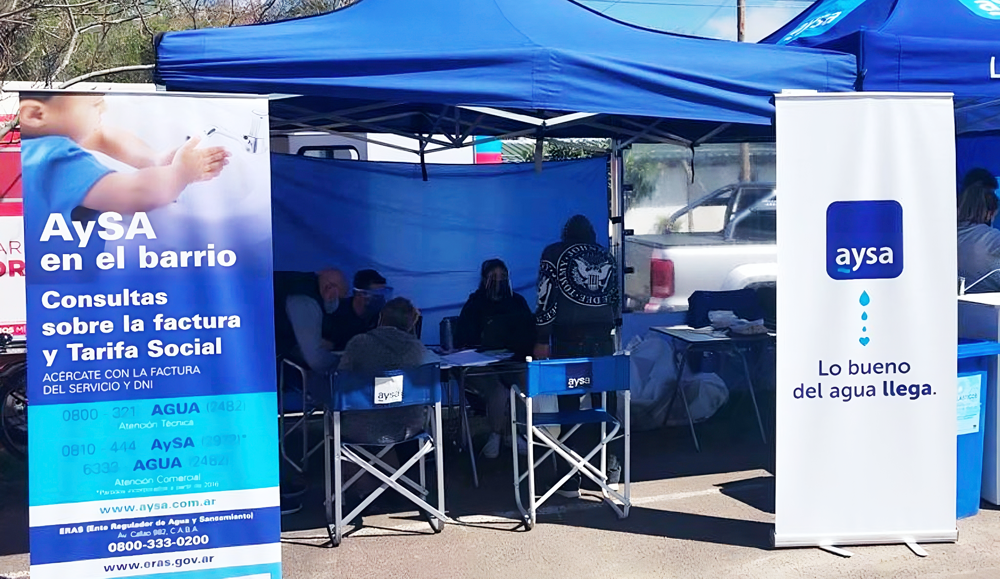 Presidente Perón | Operativos de AySA en Guernica Oeste y el barrio América Unida