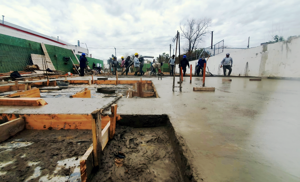 Educación | Comenzó la ampliación de la Escuela Técnica 1 “Bernardino Rivadavia” de Guernica