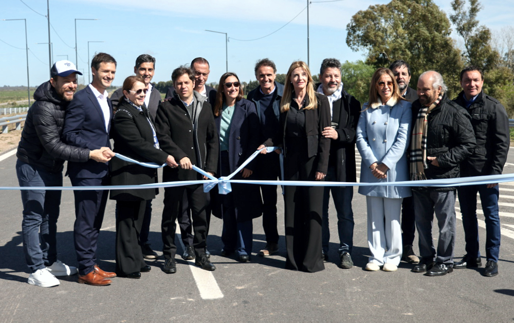 Región | Kicillof y Katopodis inauguraron un nuevo tramo de la Autopista Presidente Perón