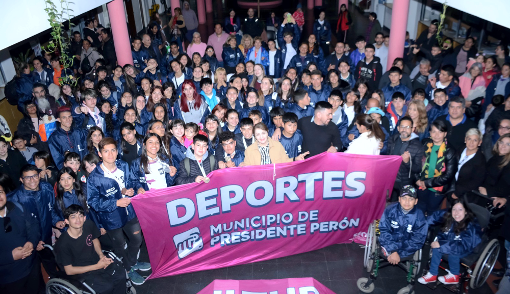 Juegos Bonaerenses | Cantero recibió a los participantes peronenses en la finales marplatenses