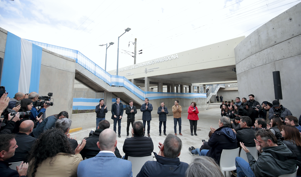 Alejandro Korn | Mantegazza, Kicillof y Massa inauguraron el primer paso bajo a nivel del distrito