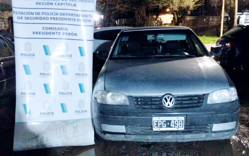 Presidente Perón | La policía peronense detuvo a 6 personas por el robo de una camioneta en Guernica