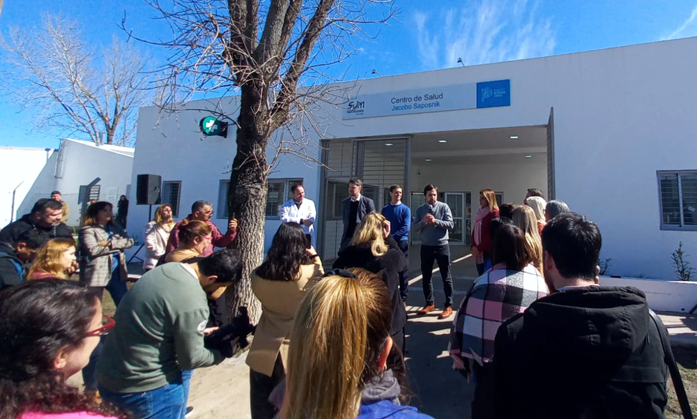 Salud | Mantegazza y Kreplac inauguraron el CAPS Jacobo Saposnik de Alejandro Korn