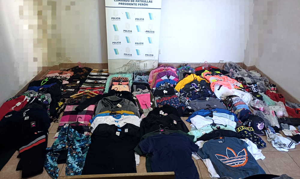 Presidente Perón | Detienen a tres personas por ingresar y robar en un local de indumentaria