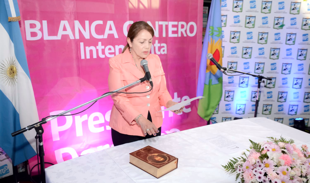 Presidente Perón | Blanca Cantero asumió su segundo mandato frente al Ejecutivo peronense