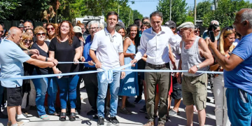 Alejandro Korn | Mantegazza y Katopodis inauguraron obra hídrica y de asfalto en Santa Ana