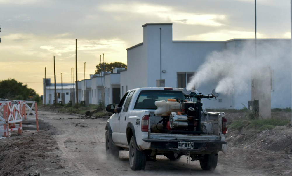 San Vicente | El Municipio intensifica los operativos de fumigación anti mosquitos