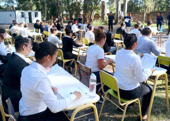 Seguridad | Aspirantes a la Policía bonaerense rindieron los exámenes en la UAE