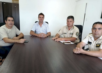 Seguridad | Vázquez se reunió con la superioridad del Comando de la Policía Rural Zona Sur