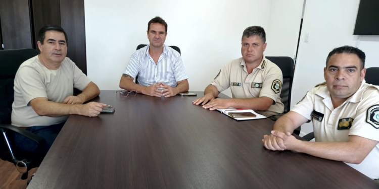 Seguridad | Vázquez se reunió con la superioridad del Comando de la Policía Rural Zona Sur