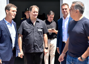 San Vicente | El ministro de Seguridad provincial, Javier Alonso, visitó el distrito