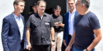 San Vicente | El ministro de Seguridad provincial, Javier Alonso, visitó el distrito