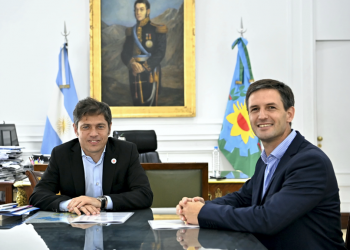La Plata | Mantegazza se reunió con Kicillof para reafirmar el trabajo entre Provincia y Municipio