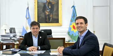 La Plata | Mantegazza se reunió con Kicillof para reafirmar el trabajo entre Provincia y Municipio