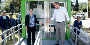 Guernica | habilitaron dos cajeros automáticos del BAPRO en la plaza Díaz Vélez