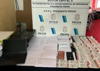 Presidente Perón | La policía desarticulan banda que se dedicaba a vender VTV falsas