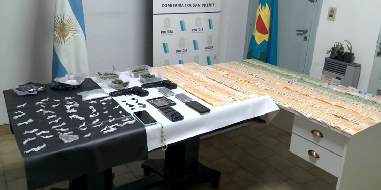 San Vicente | Desarticulan banda dedicada a la venta de drogas en tres puntos de la ciudad