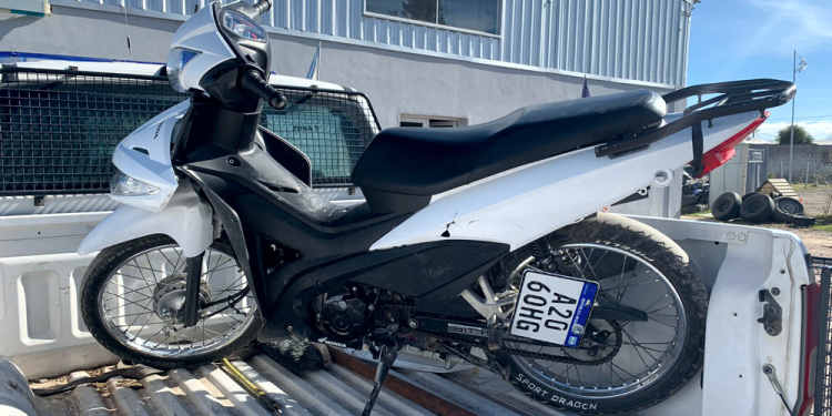 Policiales | Detienen en Alejandro Korn a un sujeto con una moto “Frankenstein” robada