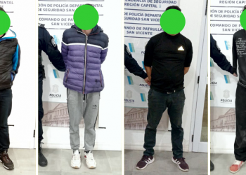 Policiales | Cuatro detenidos tras atacar a golpes a un comerciante de San Vicente