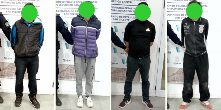 Policiales | Cuatro detenidos tras atacar a golpes a un comerciante de San Vicente