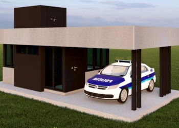 Seguridad | Comenzó la construcción de una Posta Policial en el barrio El Roble de Guernica