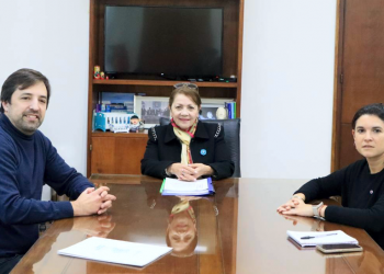 Presidente Perón | Cantero mantuvo una reunión con Nicolás Kreplak en La Plata