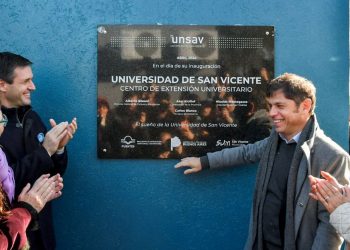 San Vicente | Mantegazza y Kicillof inauguraron dos CAPS, 1.300 metros de asfalto y la Universidad