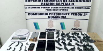 Presidente Perón | Allanan varias casas de un asentamiento por venta de estupefacientes