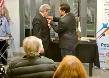 Instituciones | Blanca Cantero participó del cambio de autoridades en el Rotary Guernica