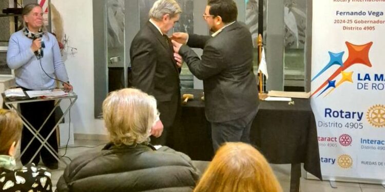 Instituciones | Blanca Cantero participó del cambio de autoridades en el Rotary Guernica