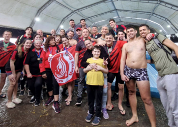 Natación | Excelente performance de Marea Roja en la tercera fecha de la LENSur en Glew