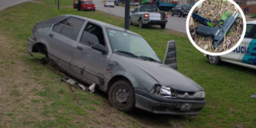 Policiales | Habían robado un auto en Glew y la policía de Guernica los detuvo: un herido