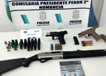 Presidente Perón | Vecino de barrio privado amenazó con una escopeta a personal de seguridad