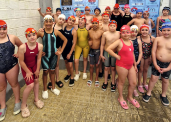 Natación | El natatorio Marea Roja participó de la cuarta fecha de la LENSur en Burzaco