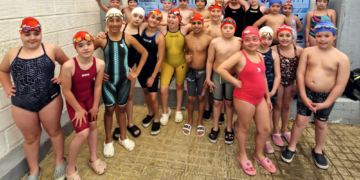 Natación | El natatorio Marea Roja participó de la cuarta fecha de la LENSur en Burzaco