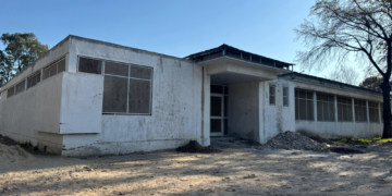 Educación | Avanza la obra del edificio para el anexo de la Escuela Secundaria 2 de Guernica