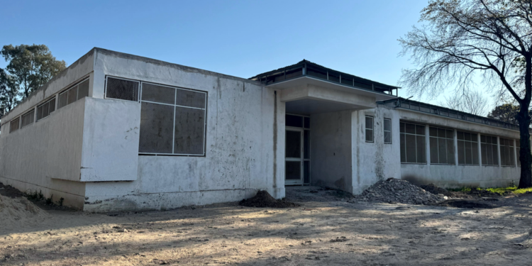 Educación | Avanza la obra del edificio para el anexo de la Escuela Secundaria 2 de Guernica
