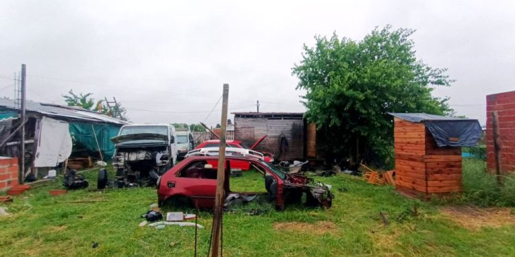 Presidente Perón | Allanaron un desarmadero clandestino y detuvieron a cuatro hombres