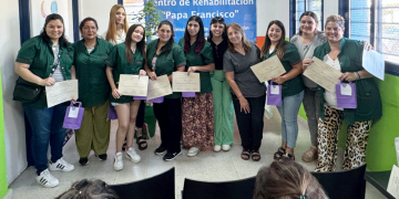 Presidente Perón | Alumnos del NISG finalizaron practicas profesionalizantes en el Centro Papa Francisco