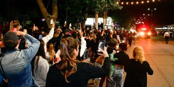 Juegos Bonaerenses | Una multitud recibió a los medallistas en la Plaza Moreno de San Vicente